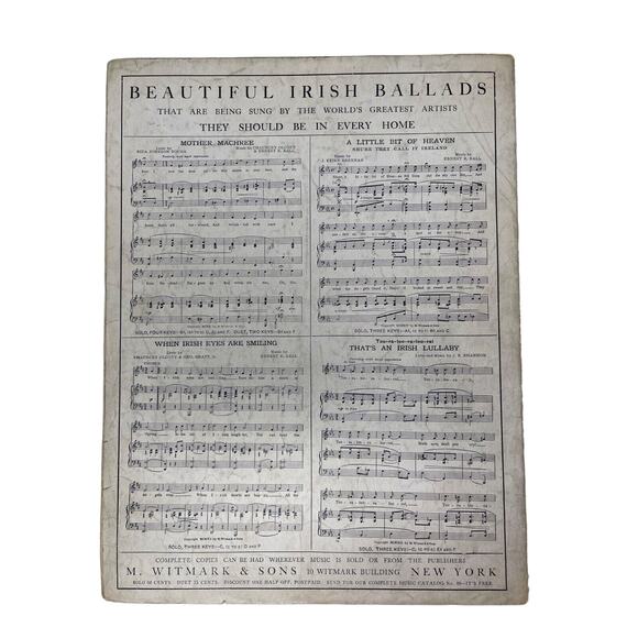 1916 Goodbye Good Luck God Bless You Sheet Music Brennan Ball Ballad - Picture 6 of 6